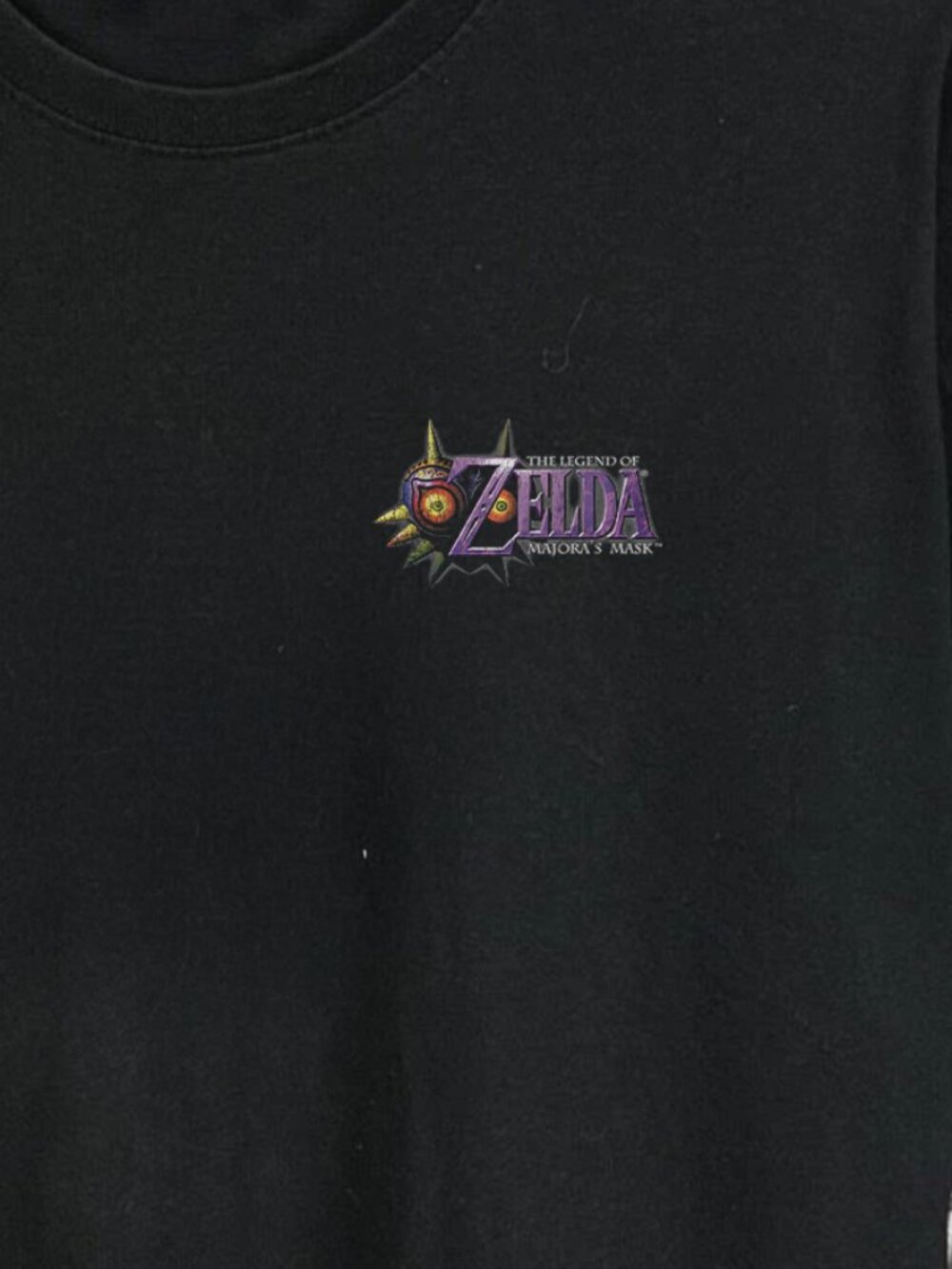 Rare The Legend Of Zelda Majoraâs Mask Promo Washed Black Tee - Picture 2 of 5